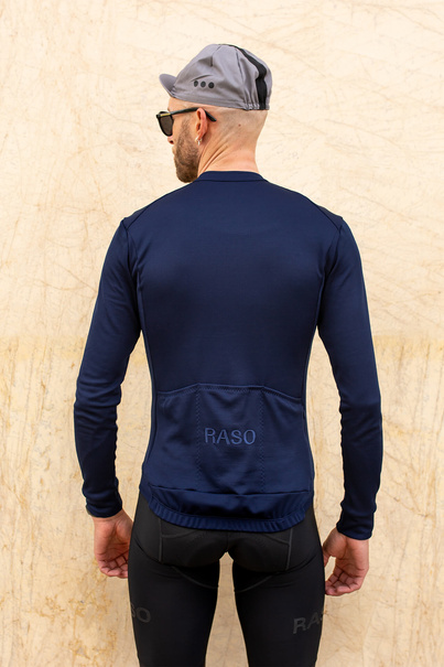 Classic Merino Long Sleeve Jersey (navy blue)