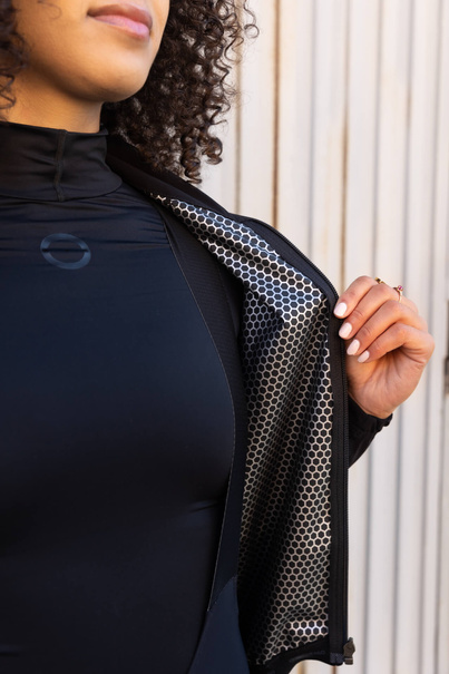 Women's Waterproof Cycling Jacket (black)