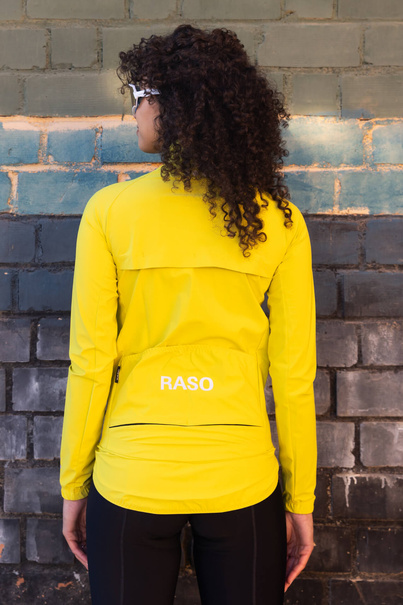 Women's Cycling Waterproof Jacket (lemon)