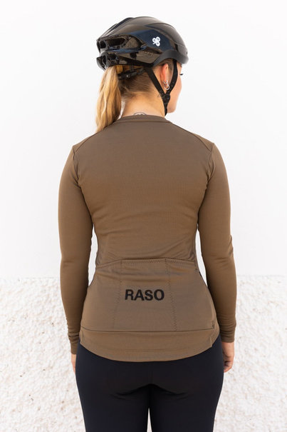 Women's Classic Merino Long Sleeve Jersey (brown)