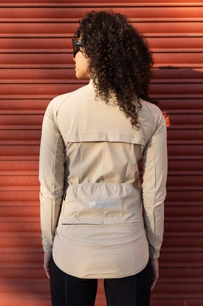 Women's Waterproof Cycling Jacket (biscuit)