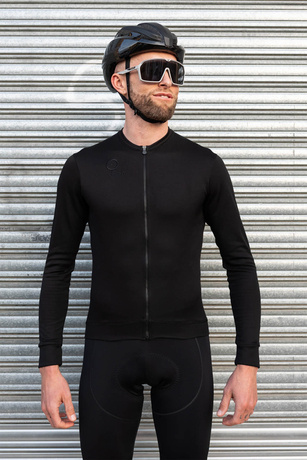Classic Merino Long Sleeve Jersey (black)