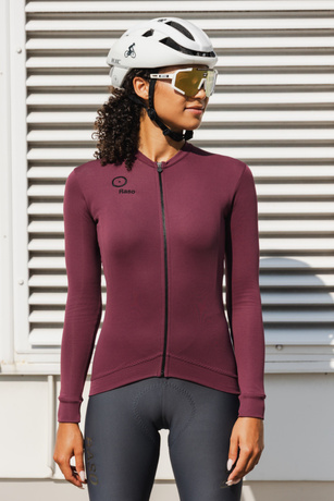 Merino Long Sleeve Jersey (ruby)
