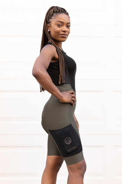 Women's Gravel Bib Shorts (soldier)