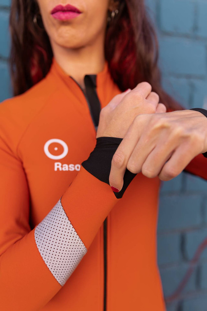 Women's Colorful Long Sleeve (vibrant orange)