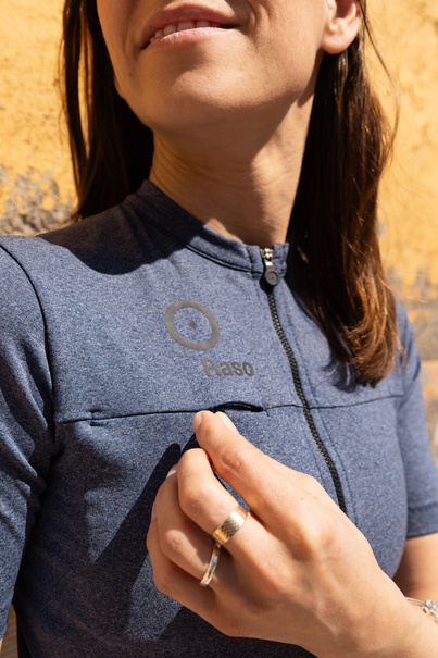 Women's Classic Melange Jersey Navy