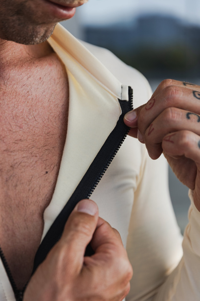 Merino Long Sleeve Jersey (ecru)