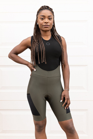 Women's Gravel Bib Shorts (soldier)