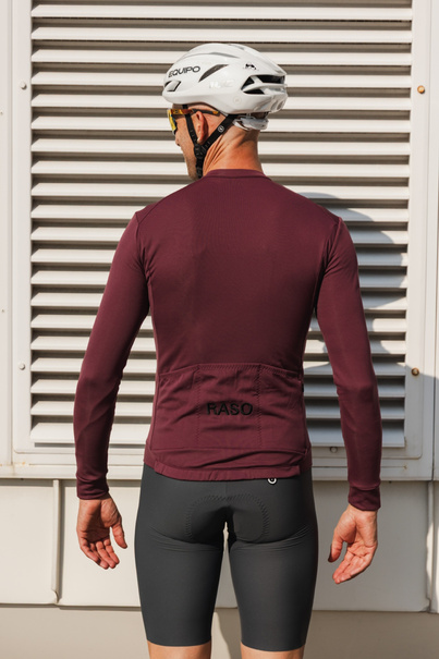 Merino Long Sleeve Jersey (ruby)