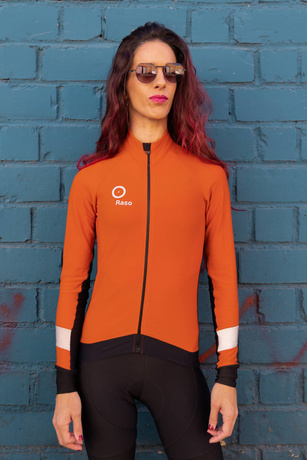 Women's Colorful Long Sleeve (vibrant orange)