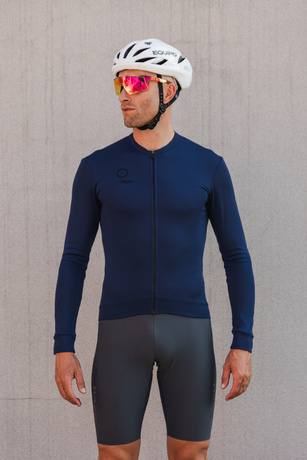 Merino Long Sleeve Jersey (navy blue)