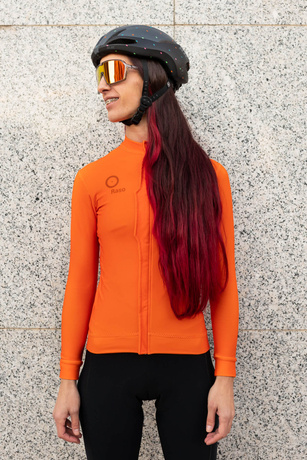 Women's Colorful Long Sleeve (vibrant orange) OLD MODEL