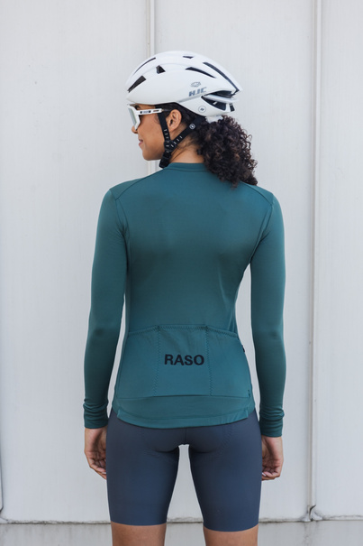 Merino Long Sleeve Jersey (dark green)