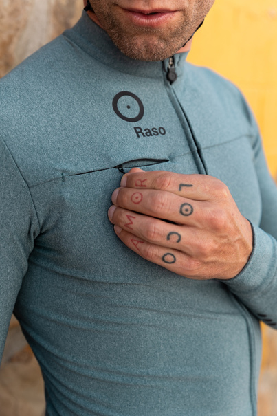 Melange Long Sleeve Jersey (green)