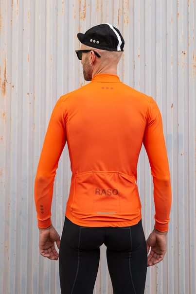 Men's Colorful Long Sleeve (vibrant orange) OLD MODEL