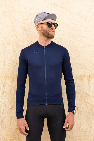 Classic Merino Long Sleeve Jersey (navy blue)